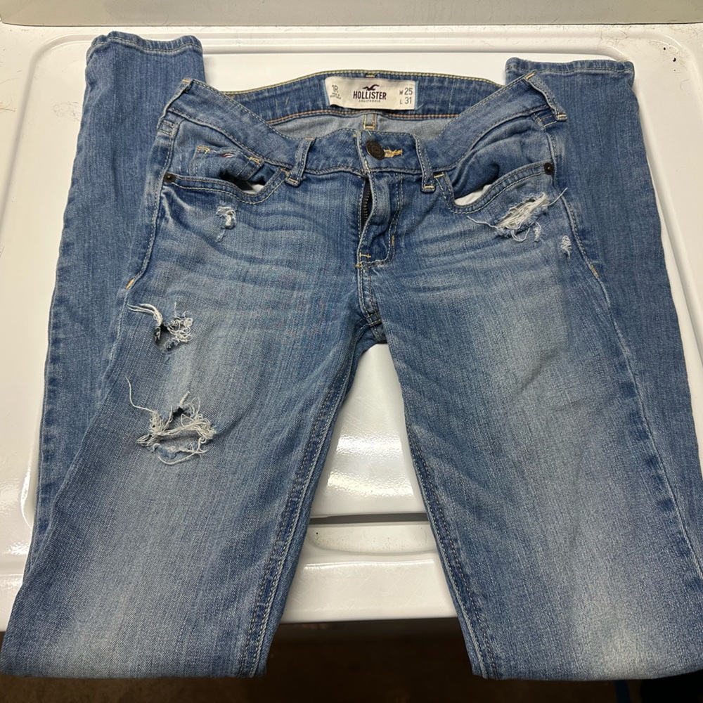 Hollister Light Blue Boyfriend Jeans